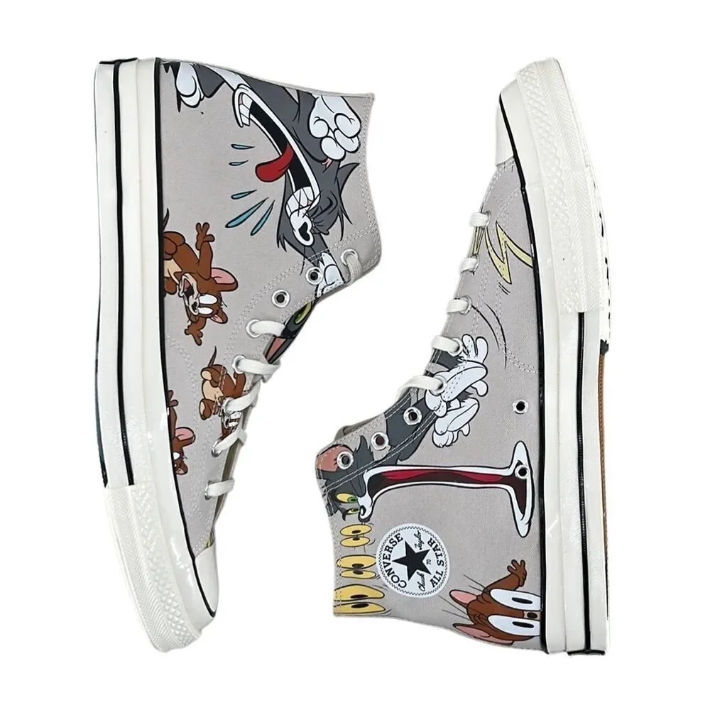 Converse x Tom and Jerry Chuck 70 Limited Edition Hightop Sneakers Shoes Size 16 - Picture 4 of 13